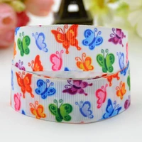 78 22mm1 25mm1 12 38mm3 75mm butterfly cartoon character printed grosgrain ribbon party decoration x 01570 10 yards