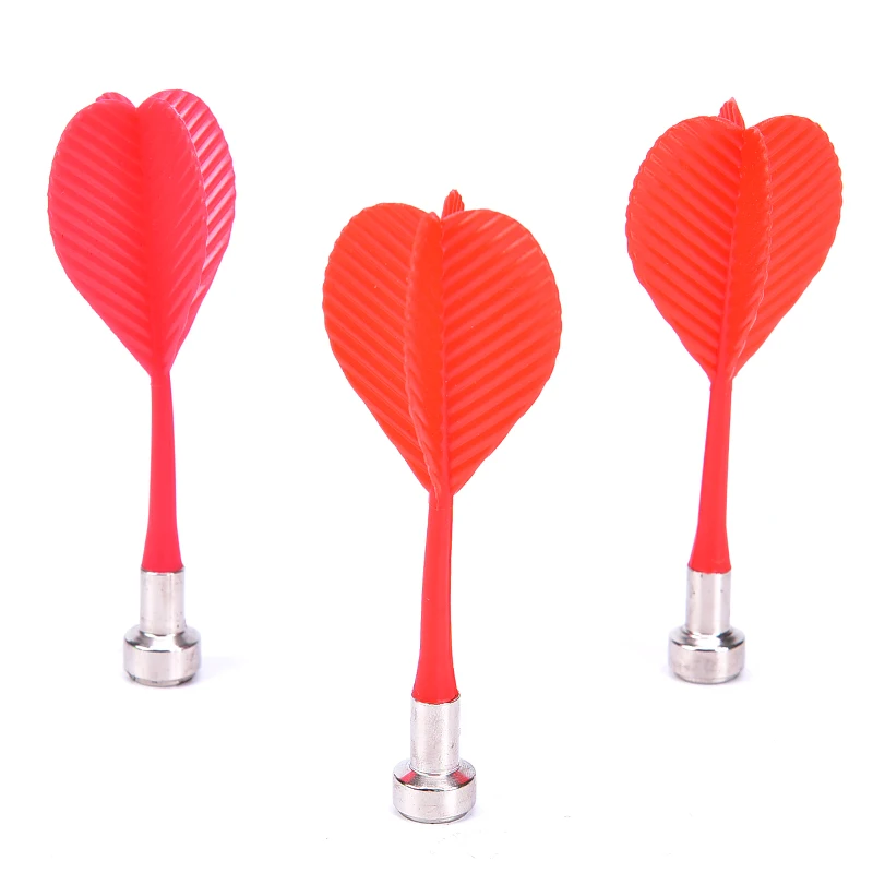 3 шт./партия пластиковая цель игра Дартс крыло магнитные дартс для двусторонней