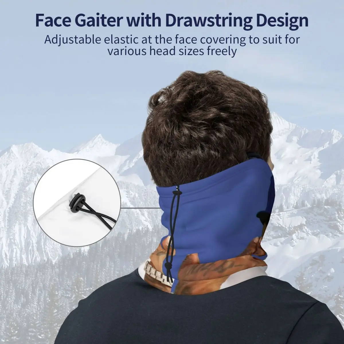 Da Baby 2 Балаклава маска шарф бандана Охота зимняя тактическая Лыжная Мужская