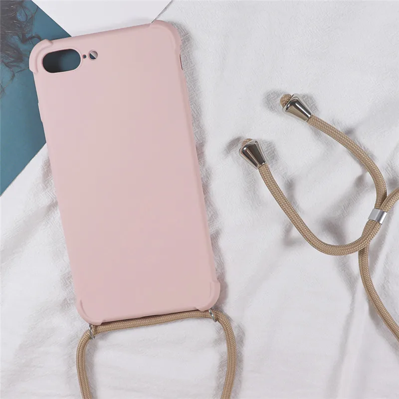 GTWIN Strap Cord Chain Fuel injection Phone Case For iPhone 11 Pro XS Max XR X 7 8 6 6s Plus Carry Necklace Lanyard Cover |