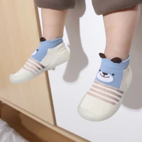 children anti slip shoes newborn baby girl cotton non slip floor socks baby boy rubber sole cartoon indoor socks infant shoes