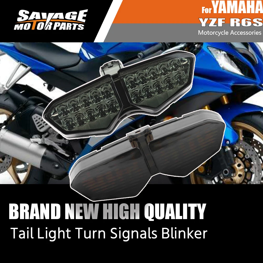

Motorcycle Accessories Tail Light Turn Signals For YAMAHA YZFR6 YZFR6S YZF R6 R6S XTZ1200 XTZ 1200 2003-2021 Blinker Brake Lamp