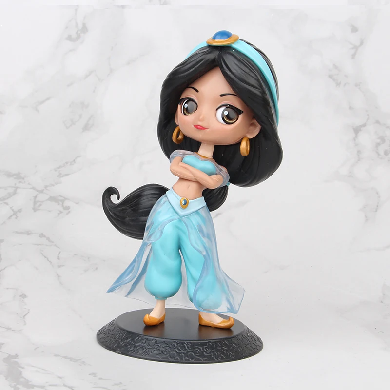 Disney Q Posket Bo Peep Anna Aisha ARALE Оригинальные фигурки принцесс Замороженные Игрушки Куклы