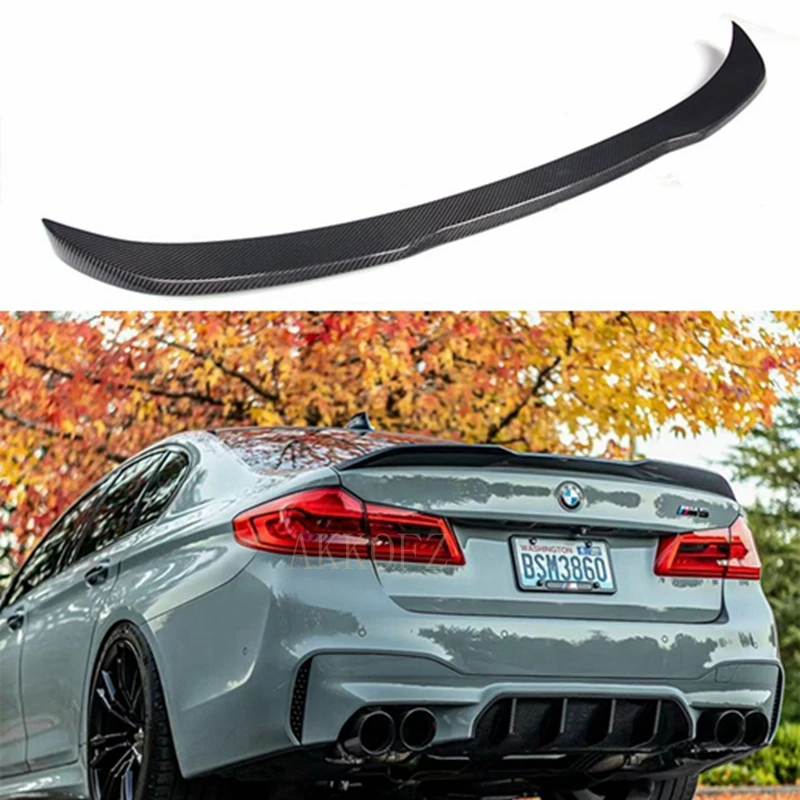 Для BMW G30 5 series sedan 520i 530i 540i G38 real carbon fiber/black PRO style автомобильный спойлер губа 2017 2018 2019