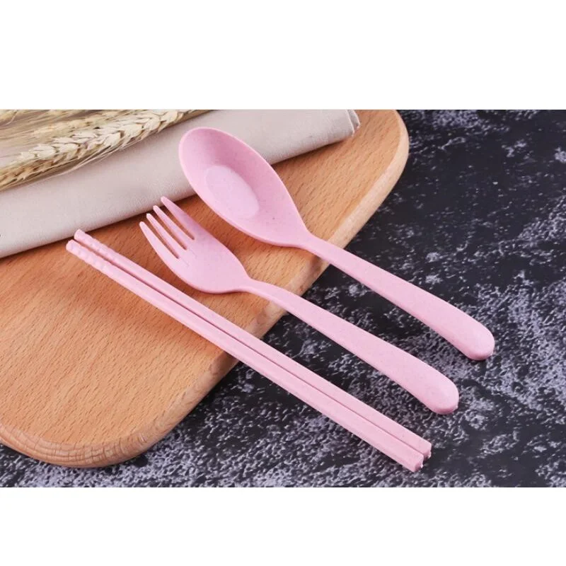 (20 Packs) Wheat Straw Tableware Sets Children Dinnerware | Дом и сад