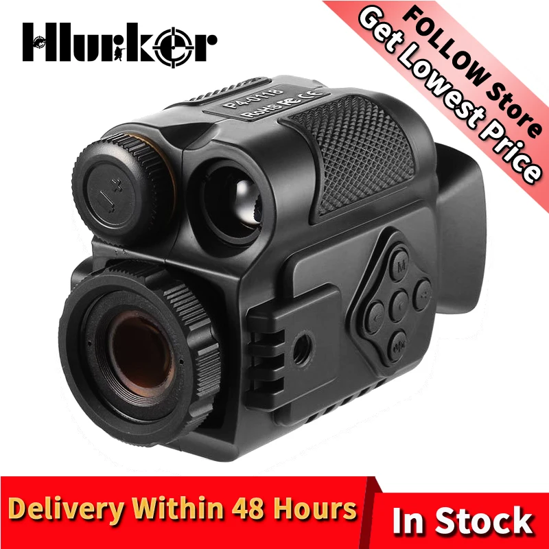 Инфракрасный цифровой Монокуляр ночного видения Hlurker 5X50 Диапазон 200 м охотничий