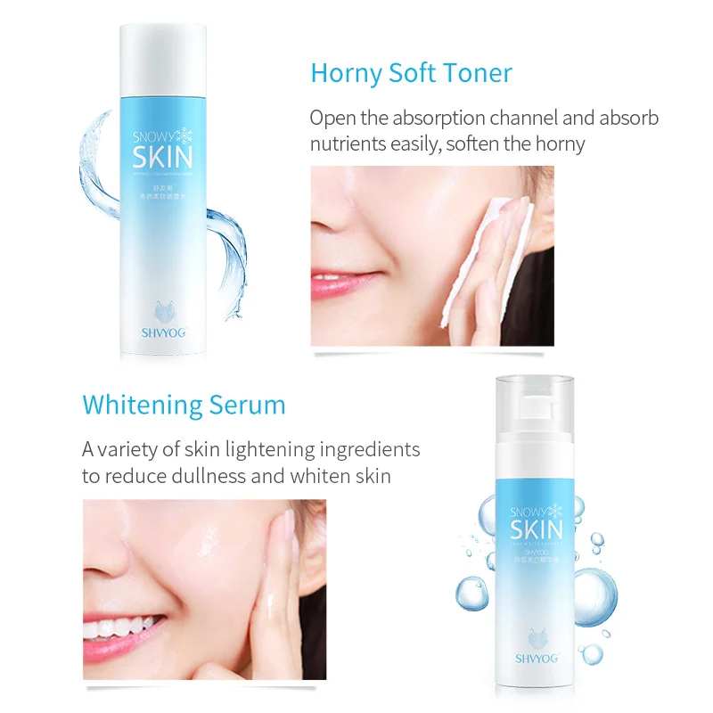 SHVYOG отбеливающий никотинамид набор для ухода за кожей лица очищающий крем лосьон