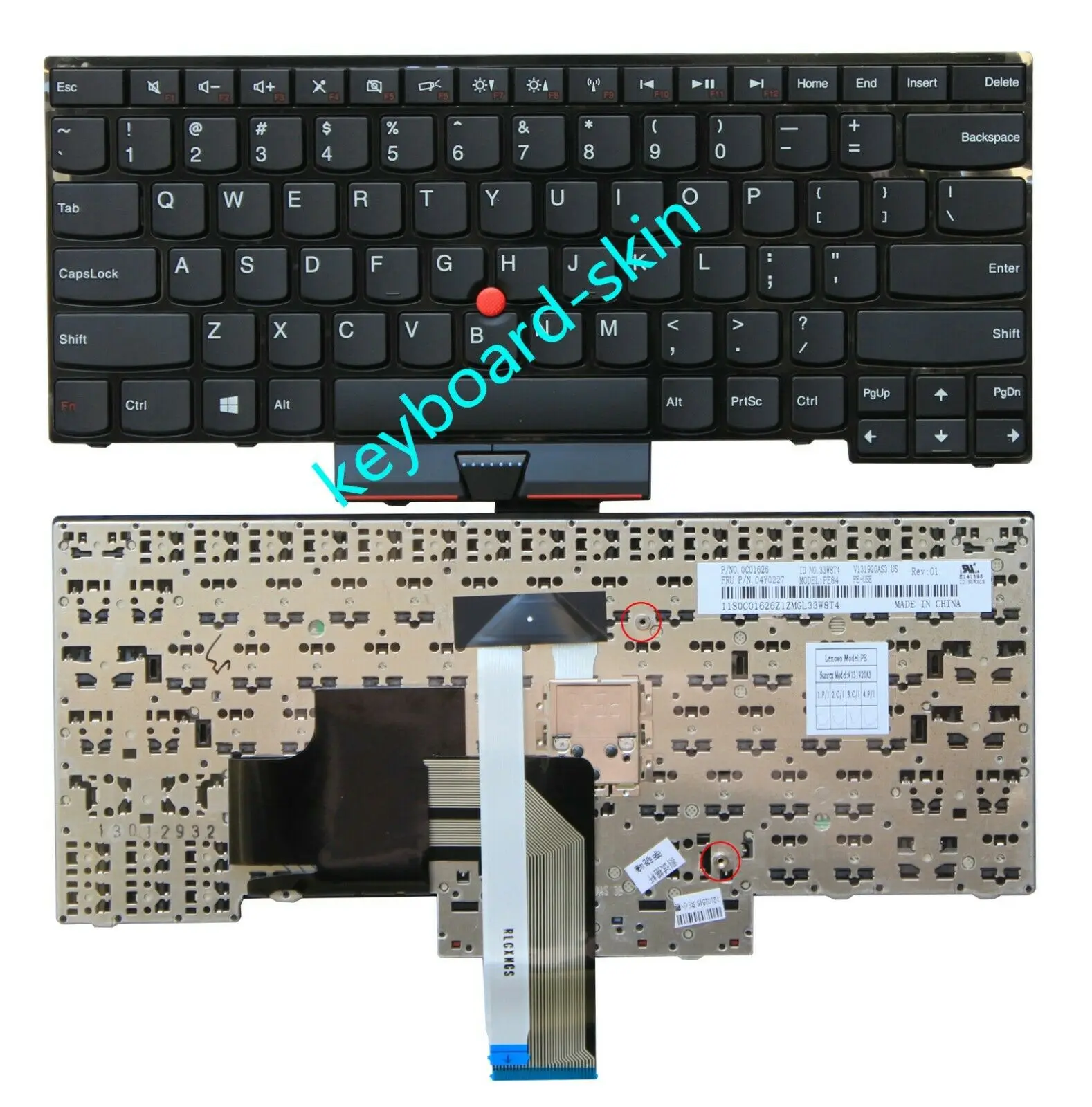 Новая клавиатура US для IBM thinkpad E330 E335 E430 E430C E435 E435C L330 S430 04Y0227 V131920AS3 MP-11H33US-698W 04W2557 04Y0116