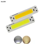 ALLCOB Новинка 60 мм 15 мм Светодиодная лента COB 2 Вт 5 В постоянного тока теплый белый холодный белый монолитный блок светодиодов источник света для самостоятельного ремонта велосипедов рабочий светильник