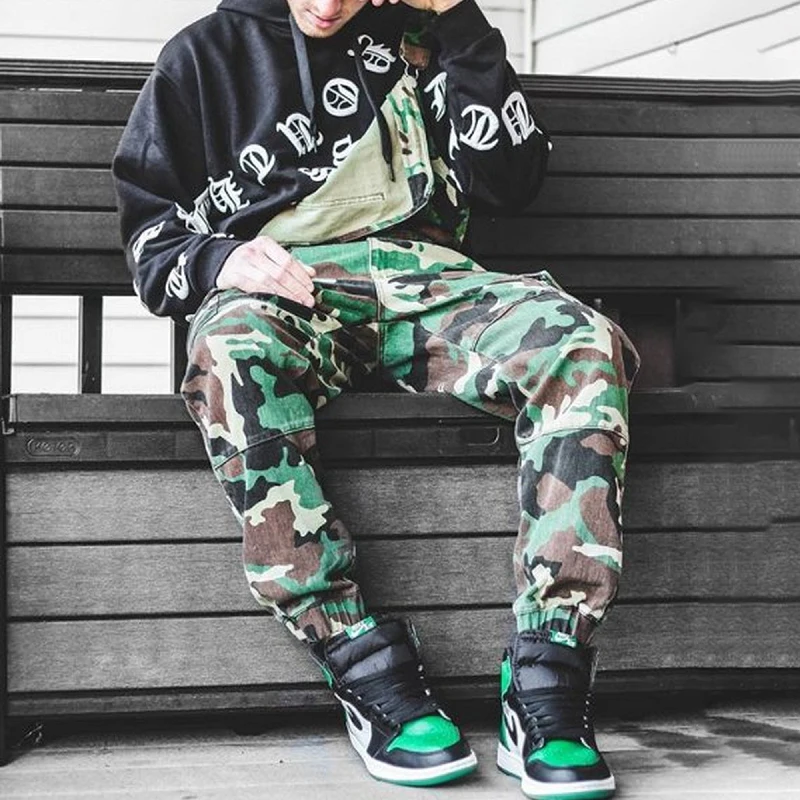 2019 новый модный камуфляжный рюкзак хлопковые повседневные мужские брюки