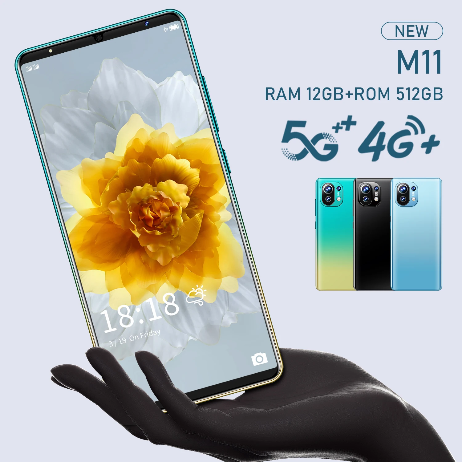 

Смартфон Mi 11, 6,1 дюйма, 12 + 512 ГБ, 24 + 32 Мп