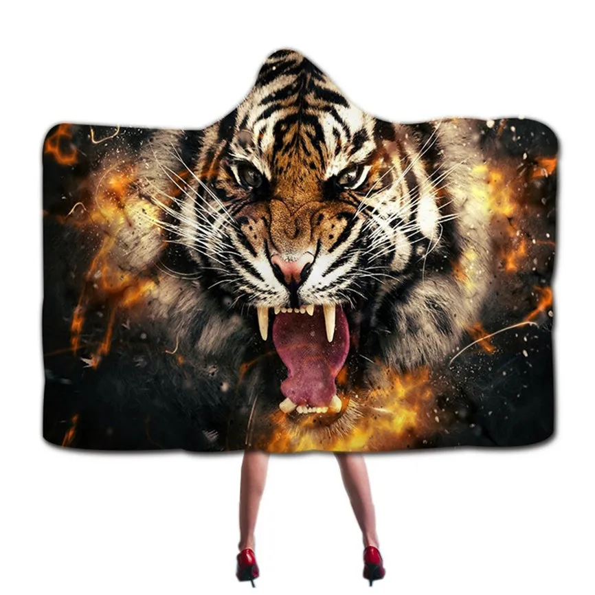 Зимний шарф мягкий удобный одеяло с капюшоном зимний теплый плюшевый плащ шаль