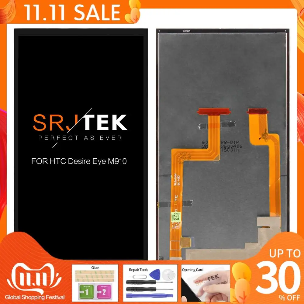 Для HTC Desire Eye M910 ЖК сенсорный экран дигитайзер панель Стекло сенсор дисплей
