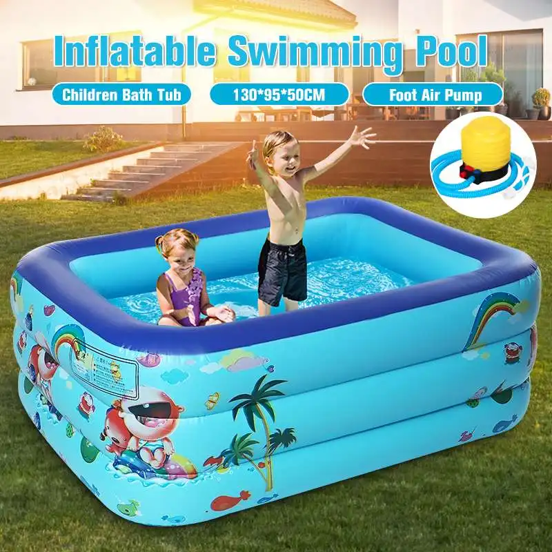 

Высококачественный надувной семейный бассейн для улицы для детей и взрослых, прокладка для бассейна, утолщенный бассейн для водных игр x 95x50...