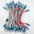 1000 шт. 4 м6,5 м DC5V WS2811 полноцветный светодиодный пиксельный светильник вой модуль 12 мм 10 см15 см провода IP68 водонепроницаемые RGB цифросветодиодный светодиодные струны