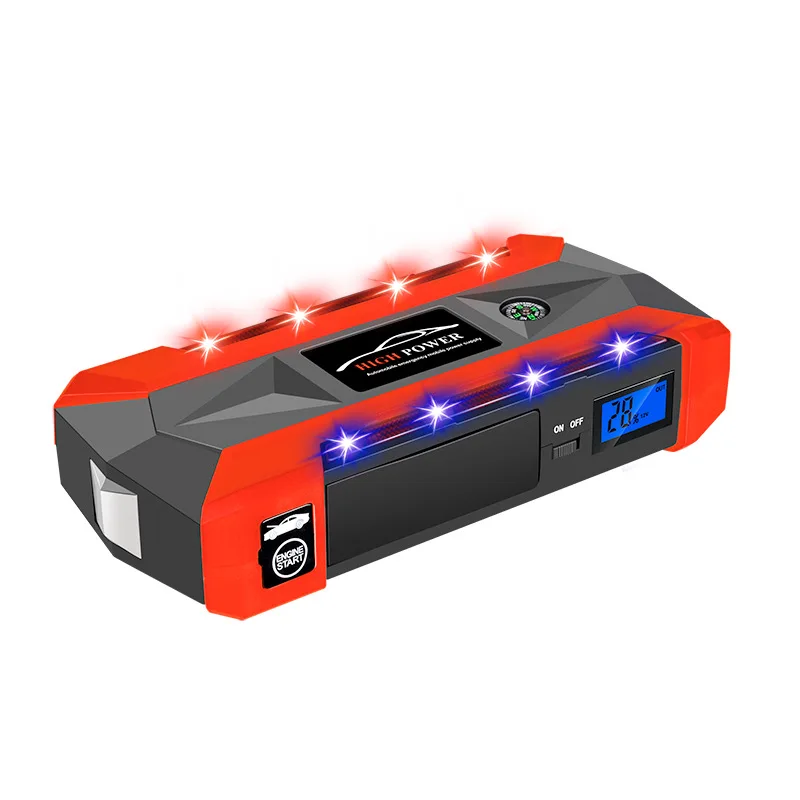 Автомобильный пусковое устройство power Bank 600A портативный автомобильный аккумулятор зарядное устройство 12 В пусковое устройство бензиновый дизельный супер мощный автомобильный стартер