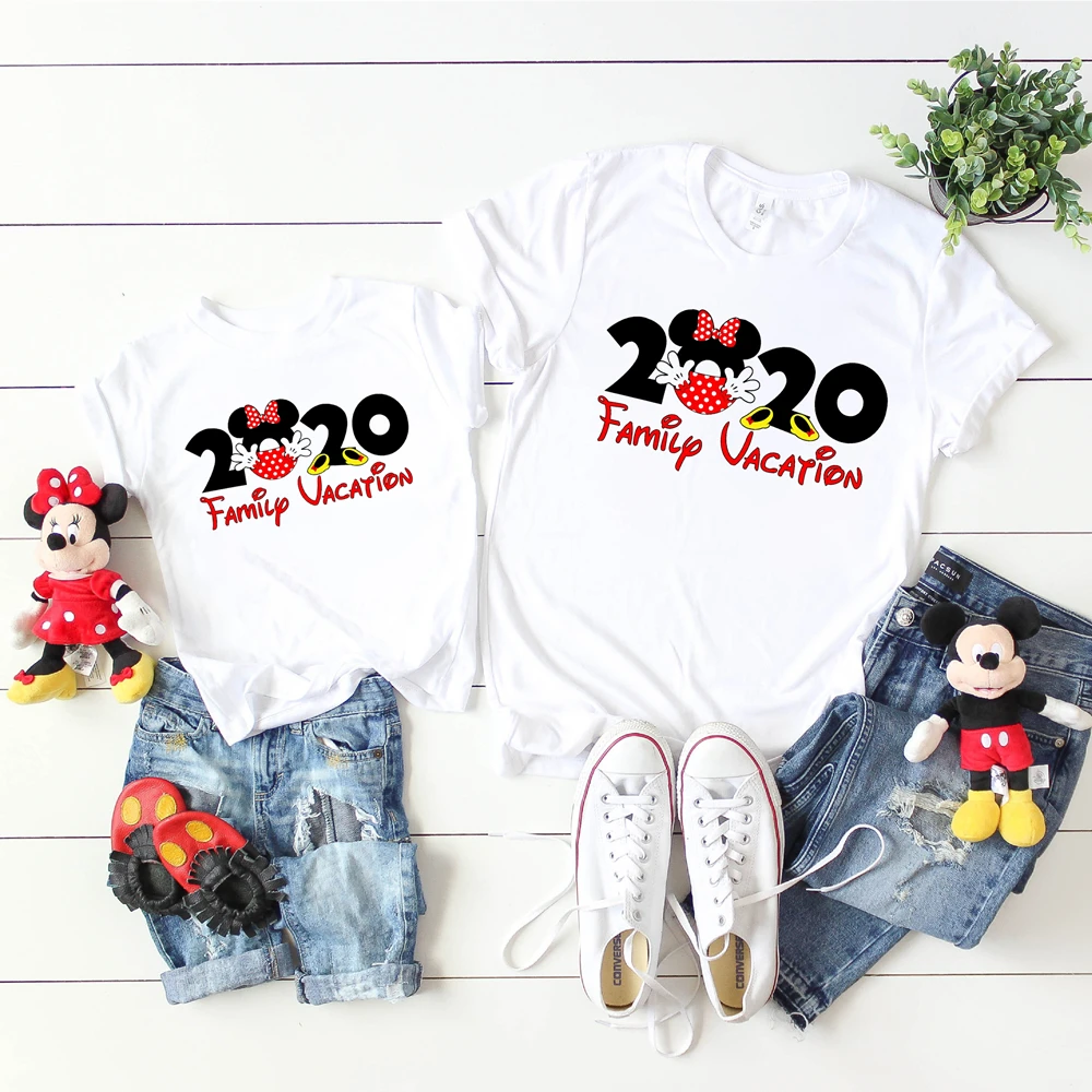 2020 сочетающаяся семейная рубашка для отпуска милая детская футболка в стиле