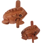 Животное денежная жаба кто детская ударный музыкальный инструмент игрушка в подарок для детей игрушки подарок деревянные Лаки лягушка игрушка