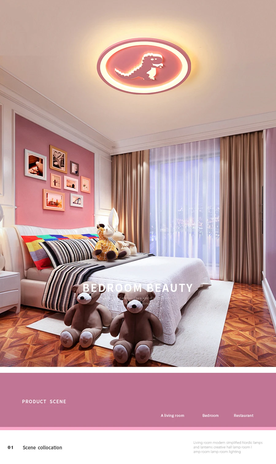 Led Chandelier Lights For Children Bedroom Study Room Remote Control Modern Lighting Lamp Plafonnier Avize Lampadari Luminaria
