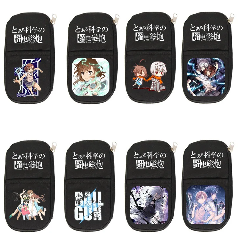 

Чехол для карандаша Toaru Kagaku no Rail Gun S Misaka Mikoto Shirai Kuroko, чехол-кошелек, школьная ручка, сумка на молнии, аниме мультяшный подарок для детей