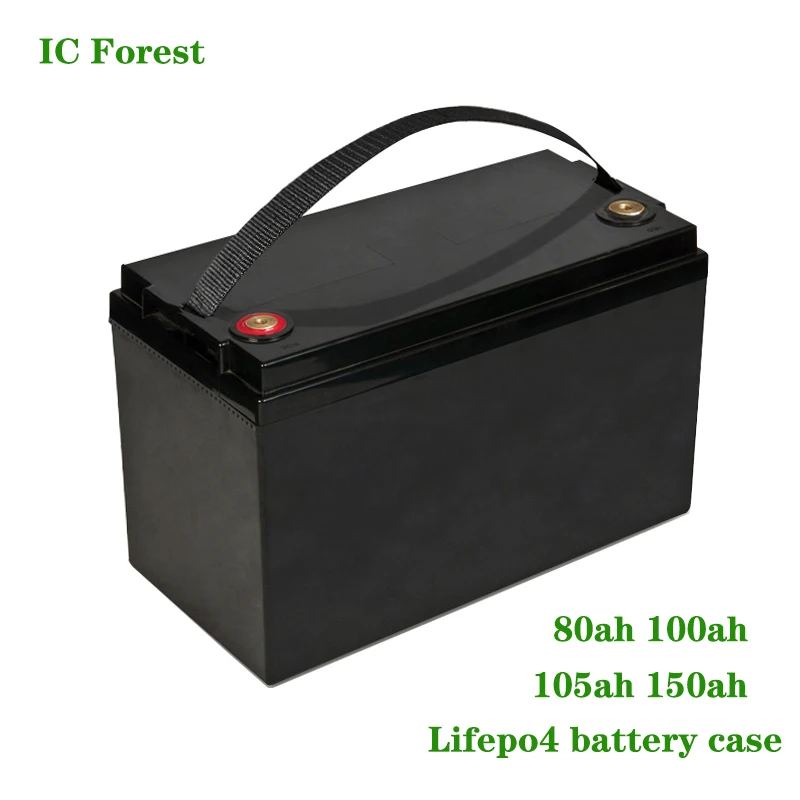 Lifepo4 Batteri Case Box 12V 24V 48V 80Ah 100ah 105AH 120Ah 150ah Lifepo4 Batteri Case RV Camper Yacht Batteri Solar Cells Case