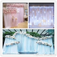 wedding decoration background of ice silk fabric and window sash photography indoor staircase photo background decoration drapes