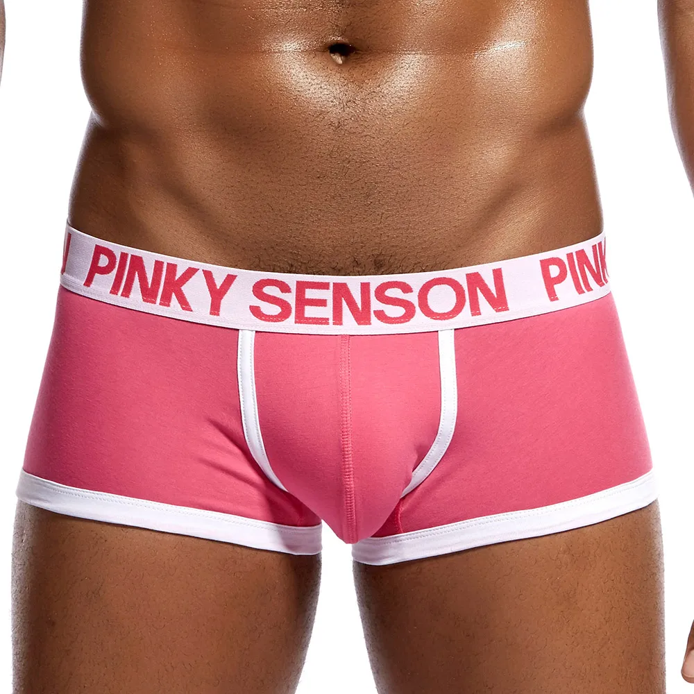 Трусы боксеры Pinky Senson мужские компрессионные хлопковые шорты нижнее