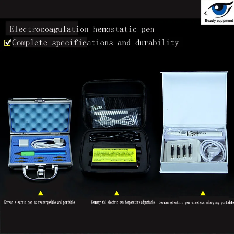 Электрокоагуляционная ручка, офтальмология, косметика, пластиковый инструмент для двойной хирургии век, перезаряжаемый электрокоагулятор... от AliExpress WW