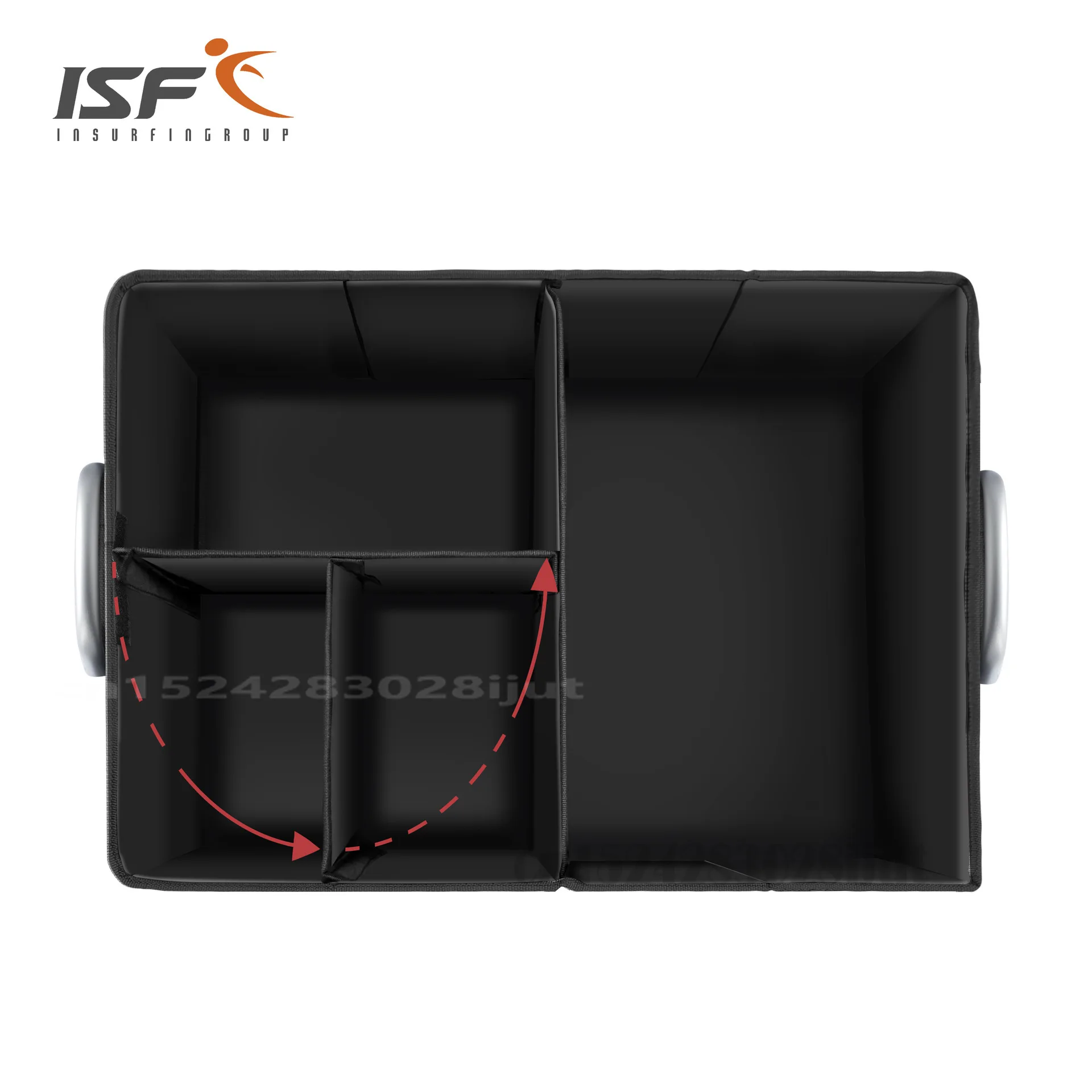 Продажа Автомобильный складной ящик для хранения, вместительный ящик для хранения из ткани Оксфорд, водонепроницаемые портативные хранилища с бол...