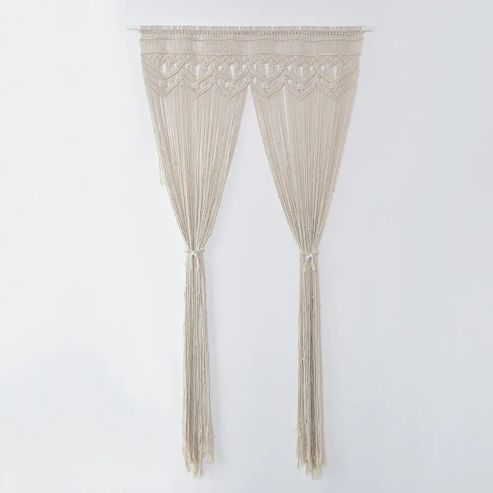 Тканые настенные подвесные большие гобелены из хлопчатобумажной пряжи вязаные