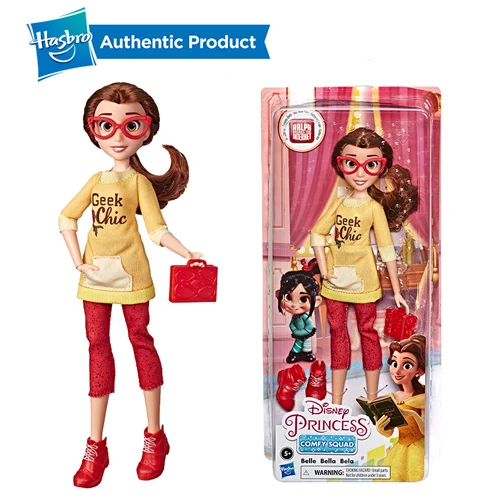Belle Hasbro Дисней Принцесса Белль Рапунцель Тиана Comfy Squad Ральф день рождения Wreck-It Ральф разбивает интернет куклы - Цвет: Belle