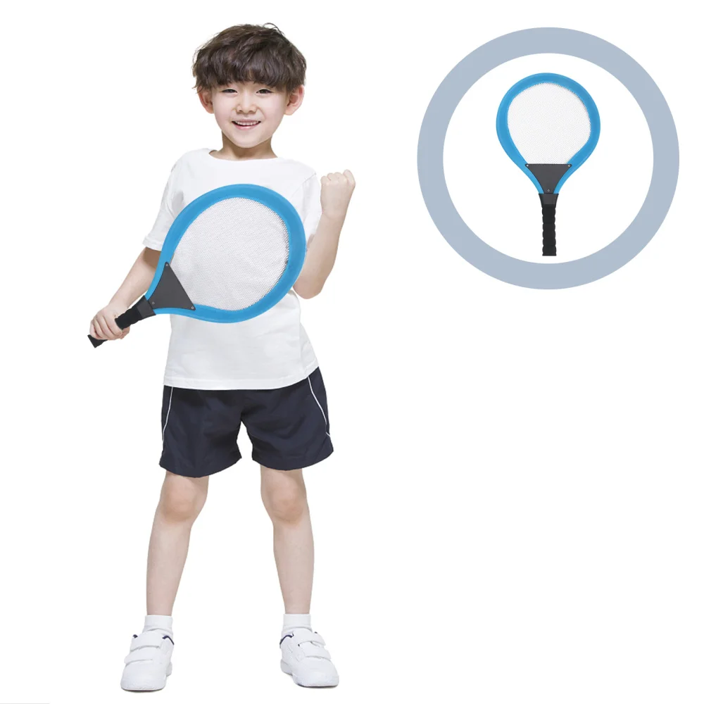 

2pcs Badminton Tennis Rackets Children Kids Outdoor Sports Parent-Child Sports Educational Sports Game Toys(Orange)