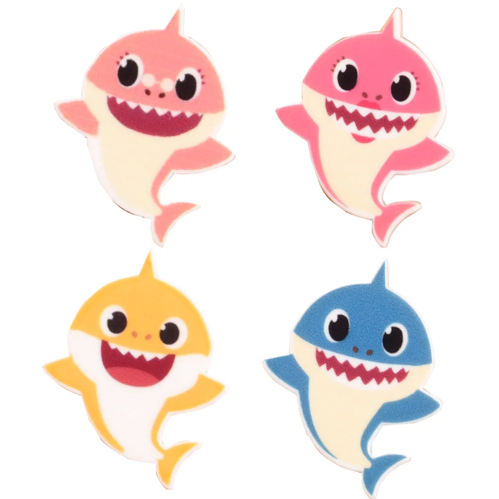 240 шт Бутик Мультфильм Акула аксессуар для девочек аксессуары волос летние на