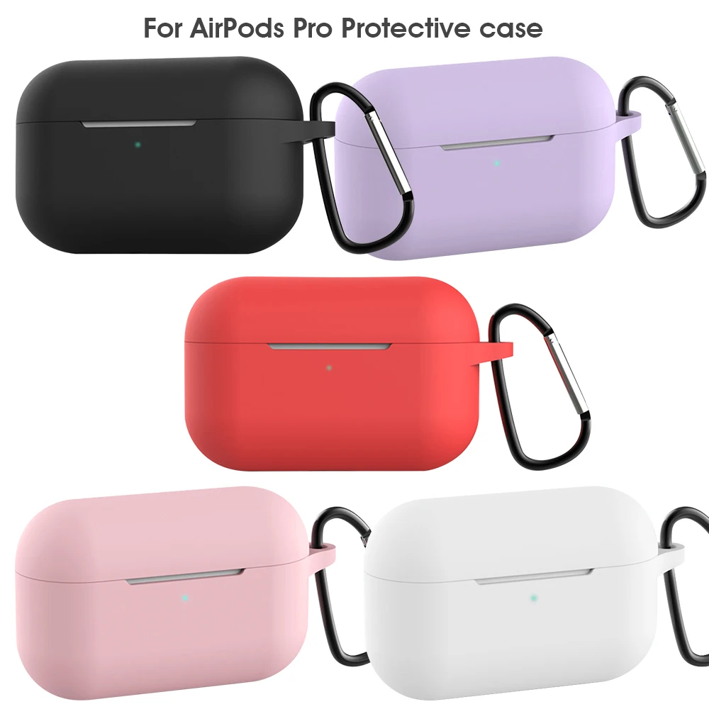 Чехол для Airpods Pro силиконовый чехол беспроводных наушников Air pods защитный Bluetooth