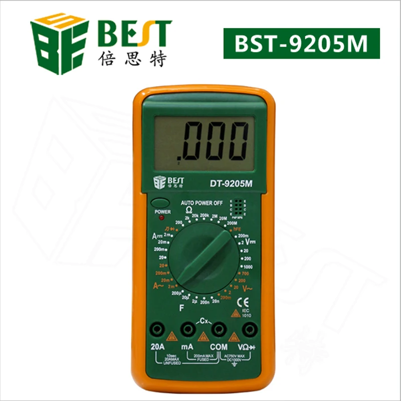 мультиметр тестер цифровой щупы для мультиметра multimeter Мультиметр DT-9205M