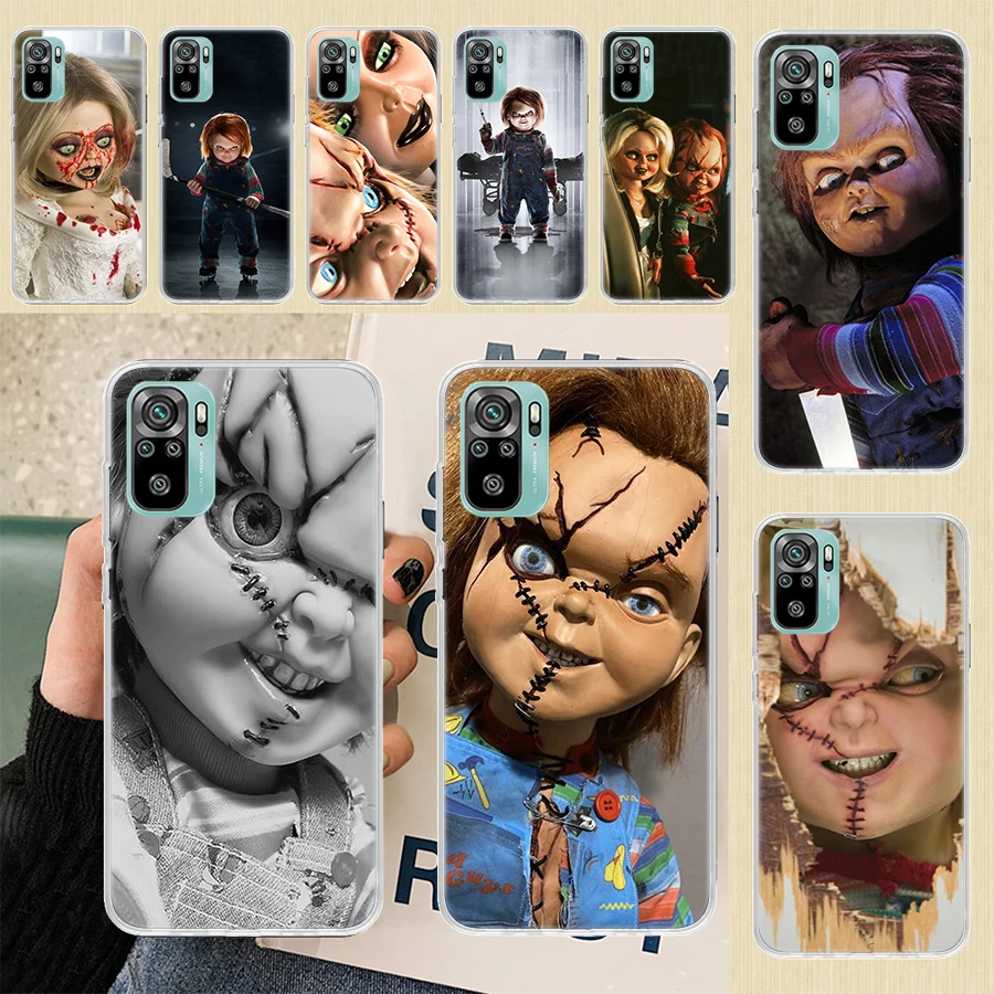 Cult of Chucky Child's Play Soft Phone Case For Xiaomi Redmi Note 10 10S 9 9S 8 7 8T 11S 11T 11 Pro 9A 9T 9C 8A 7A Shell Cover