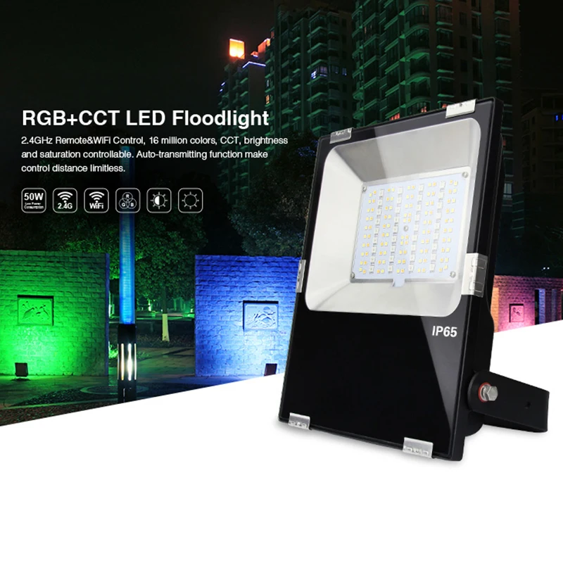 Прожектор светодиодный FUTT02 50 Вт RGB + CCT IP65 водонепроницаемый 220 В 230/110 | Лампы и