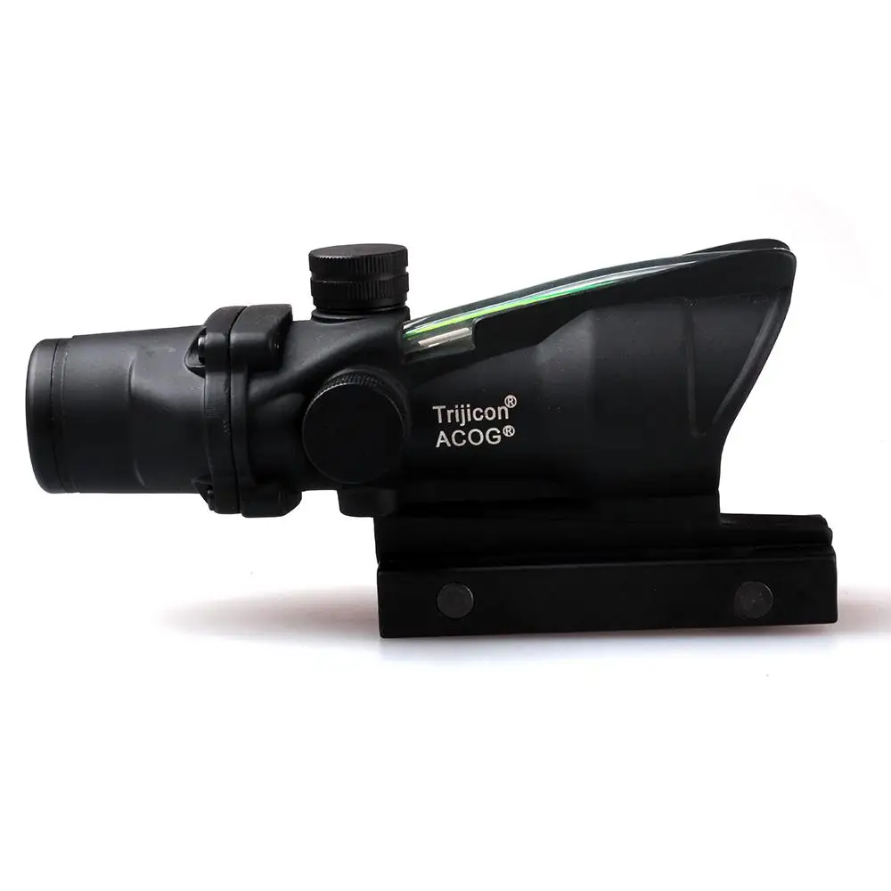Оптический прицел Trijicon Scope ACOG 4X3 2 Style реальное волокно красный или зеленый свет |