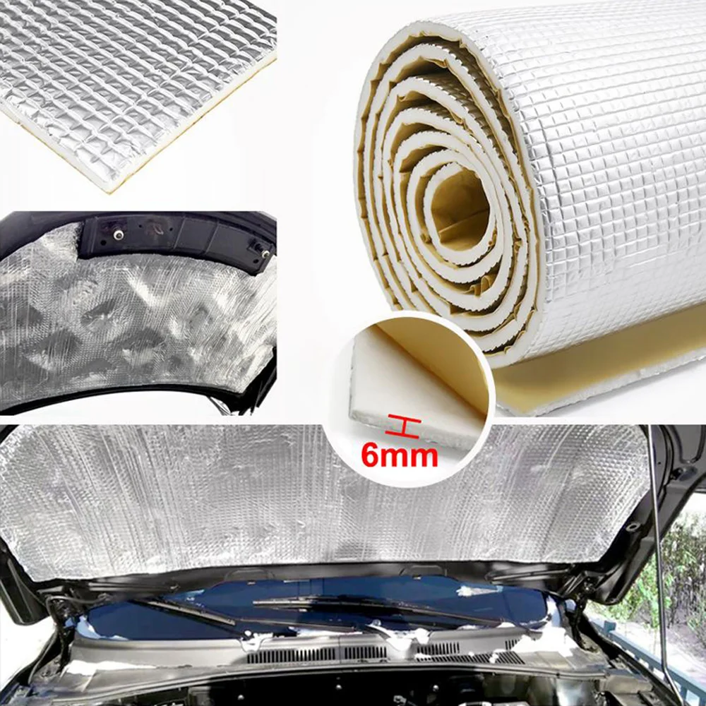 

Universal Sound Insulation Mat Accessories Aluminum+PE cotton Interior