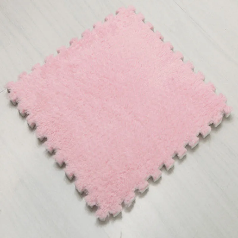 Pink 10 шт./партия, детские коврики из пеноматериала EVA, детская подвижная игра, коврик для спортзала, Детский ковер, мягкий Детский развивающий коврик, ползающий коврик 30x30x1 см - Цвет: Pink