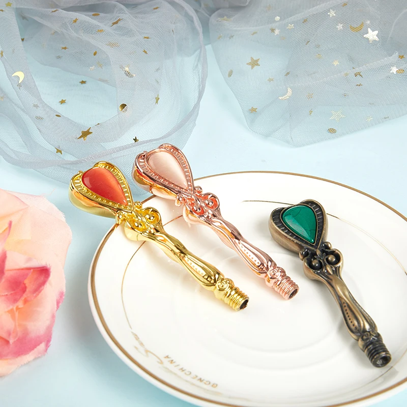 Retro Gemstone Sealing Wax Stamp Handle DIY Hobby Tools Seal Replace Head Bead Spoon Craft Gift | Дом и сад