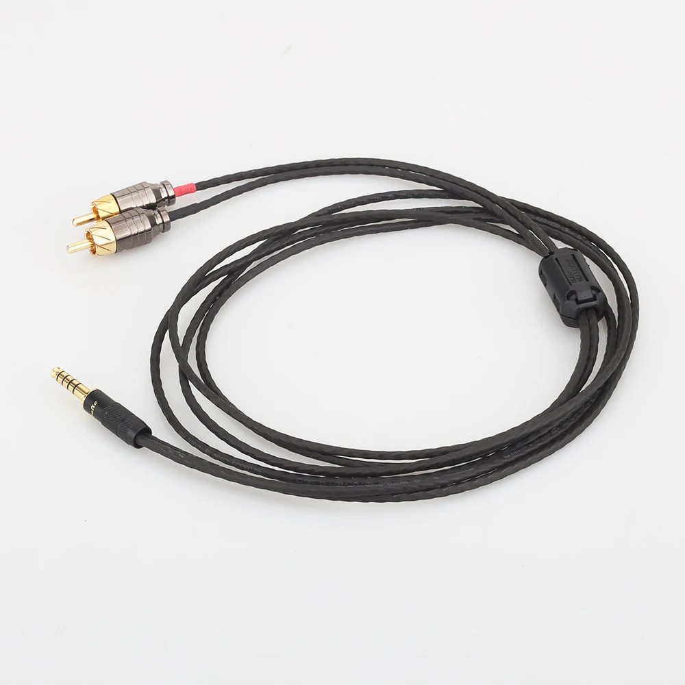 Audiocrast 4 мм сбалансированный штекер на 2 RCA Штекерный кабель для цифрового