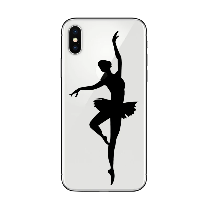 Ciciber балетная танцевальная девушка для Apple iPhone 11 Pro Max чехол телефона X XR XS 7 8 6 6S Plus 5S