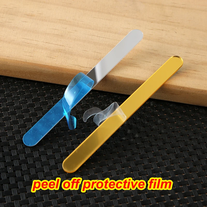 

Useful acrylic Ice Cream Sticks Popsicle Stick Kids Crafts DIY Handmade Making Crafts Baby Shower Kis Gift 11.3x1cm