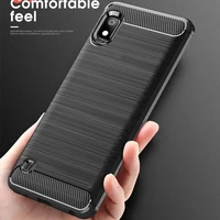 for samsung galaxy a10 case carbon fiber cover shockproof phone on a 10 360 full protection bumper pouch