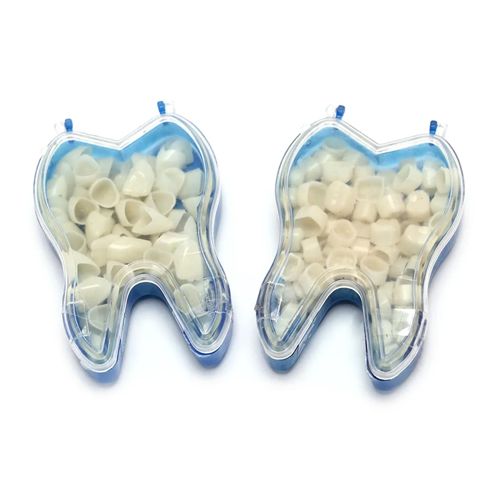 

Реалистичные зубные короны из смолы, 50 шт./коркоркор., фарфоровые временные короны для зубов, для отбеливания полости рта, передняя молярная ...