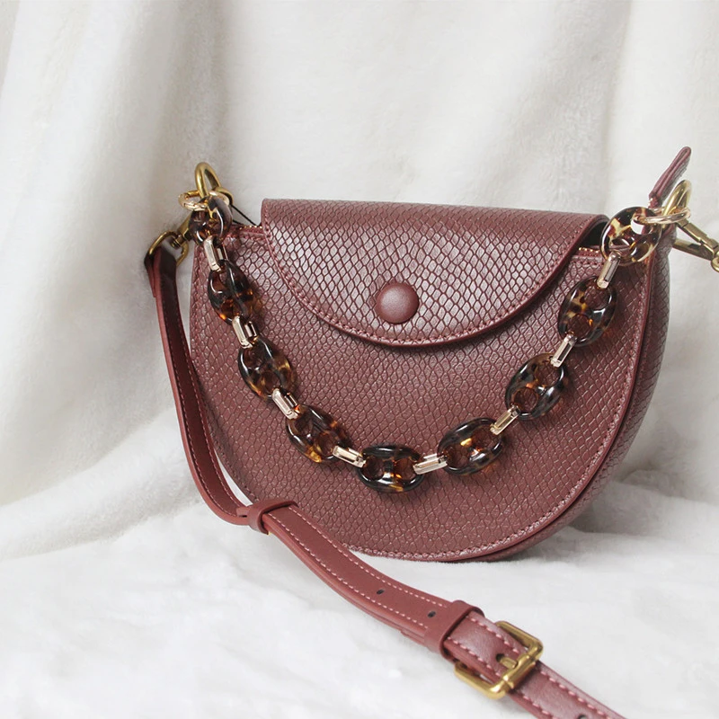 

Leopard Detachable Bag Chain Clutch Acrylic Resin Chains Amber Shoulder Bag Strap Long Handbag Accessory Clutch Chain Mix Color