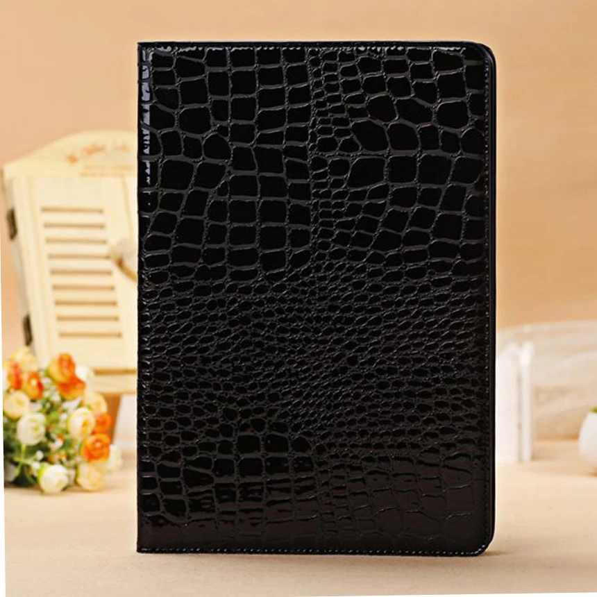 9.7'' Coque for iPad 2 3 4 Case Luxury Crocodile PU Leather Folio Stand A1430 A1459 For Cover | Компьютеры и офис