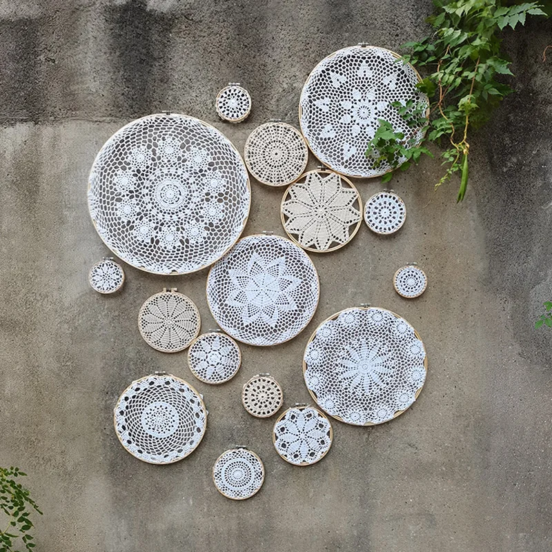 

Wall Wedding Decor Creative handmade hanging decoration props white wall decor
