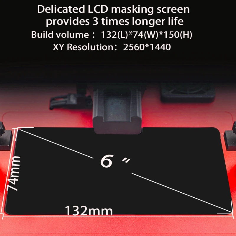 Kelant Orbeat Plus D200S 2k SLA 3D принтер УФ Смола Настольный лазер impresora 405nm 3 5 '' ЖК экран DLP s